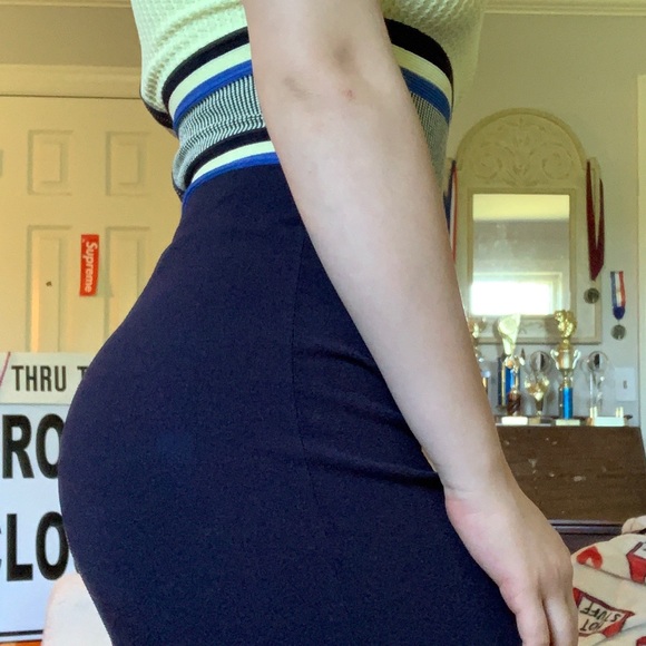 Autumn cashmere color block knit dress - Picture 2 of 7